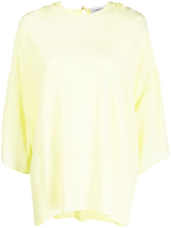  랑방 후드 티셔츠 RW TO0004 4868 P23 Yellow