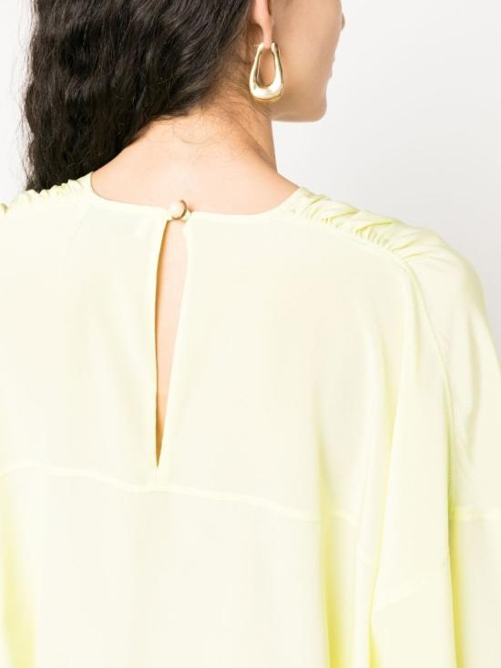  랑방 후드 티셔츠 RW TO0004 4868 P23 Yellow - LANVIN