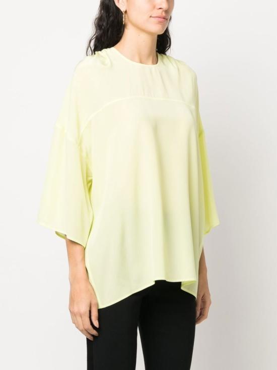  랑방 후드 티셔츠 RW TO0004 4868 P23 Yellow - LANVIN