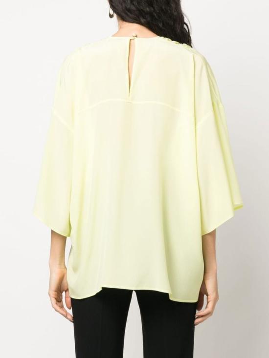  랑방 후드 티셔츠 RW TO0004 4868 P23 Yellow - LANVIN