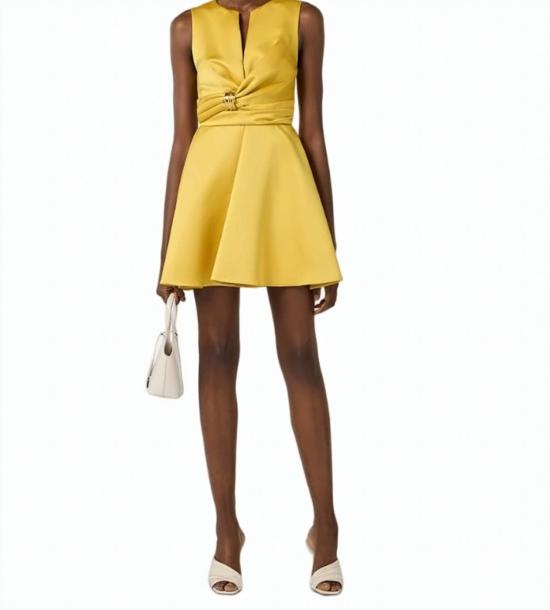 26SS 엘리자베타프랜치 원피스 AB87261E2 EV4 Yellow - ELISABETTA FRANCHI