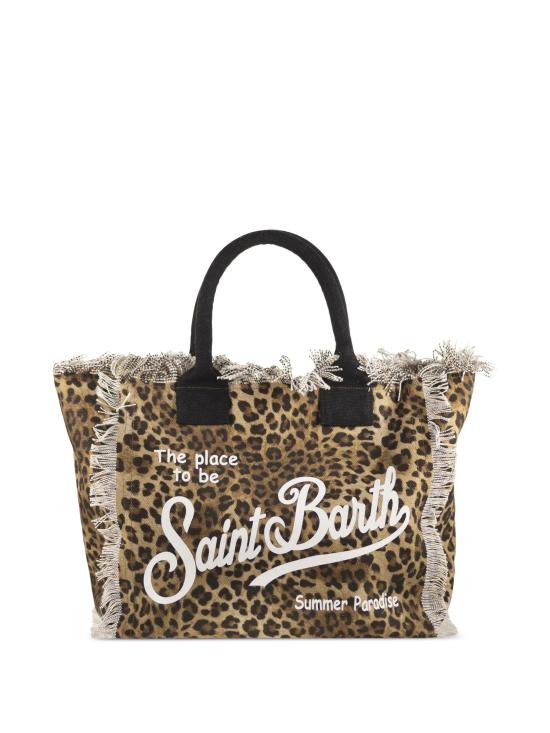 26SS 세인트바쓰 토트백 VANI00100427LVANITY SAND LEOPARD 00 - MC2 SAINT BARTH