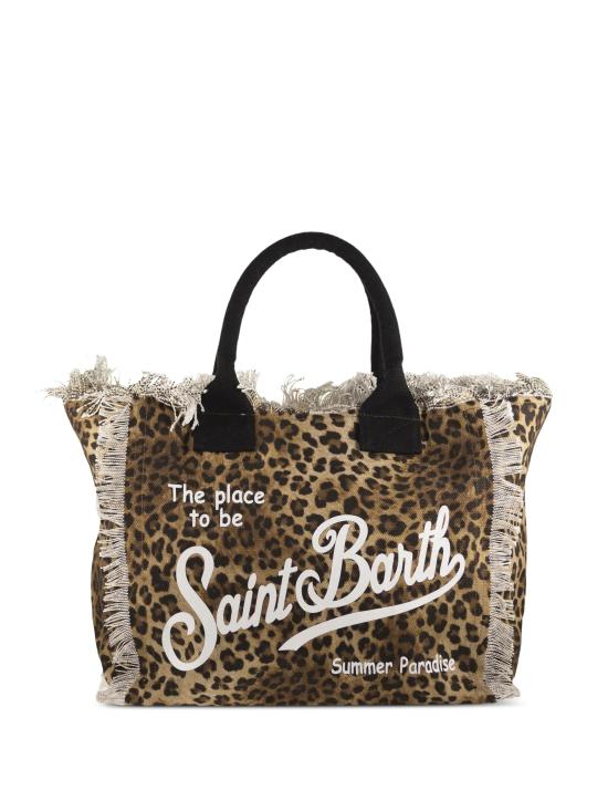 26SS 세인트바쓰 토트백 VANI00100427LVANITY SAND LEOPARD 00