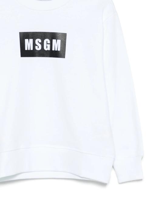 26SS [키즈] 엠에스지엠 캐시미어 니트 S6MSJUSW009 001 BIANCO - MSGM