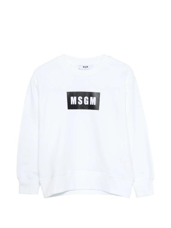 26SS [키즈] 엠에스지엠 캐시미어 니트 S6MSJUSW009 001 BIANCO