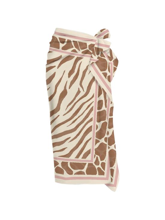 26SS 세인트바쓰 비치용품 TAIT00109738LTHAITI SILK VOILE SAFARI SKIN 1019
