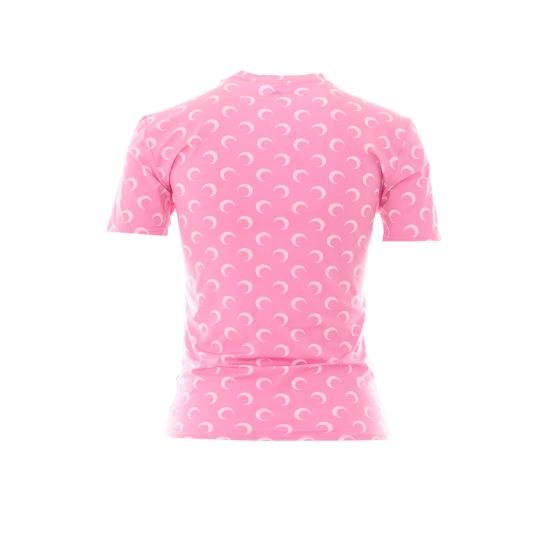 26SS 마린세르 문 프린트 저지 숏 슬리브 탑 UTS001A CJER0001PK30 Pink - MARINE SERRE