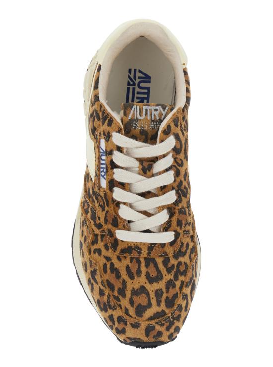 26FW 오트리 릴윈드 스니커즈 WWLWUJ02LIGHTLEOPARDRUTABAGA Brown - AUTRY