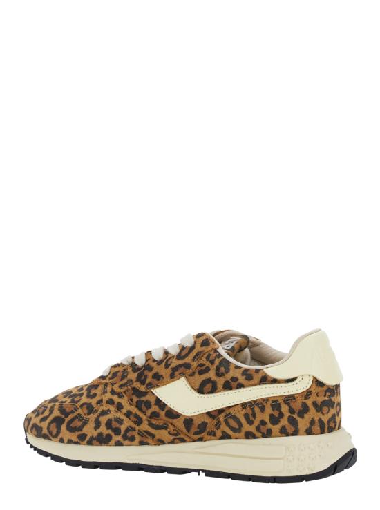 26FW 오트리 릴윈드 스니커즈 WWLWUJ02LIGHTLEOPARDRUTABAGA Brown - AUTRY