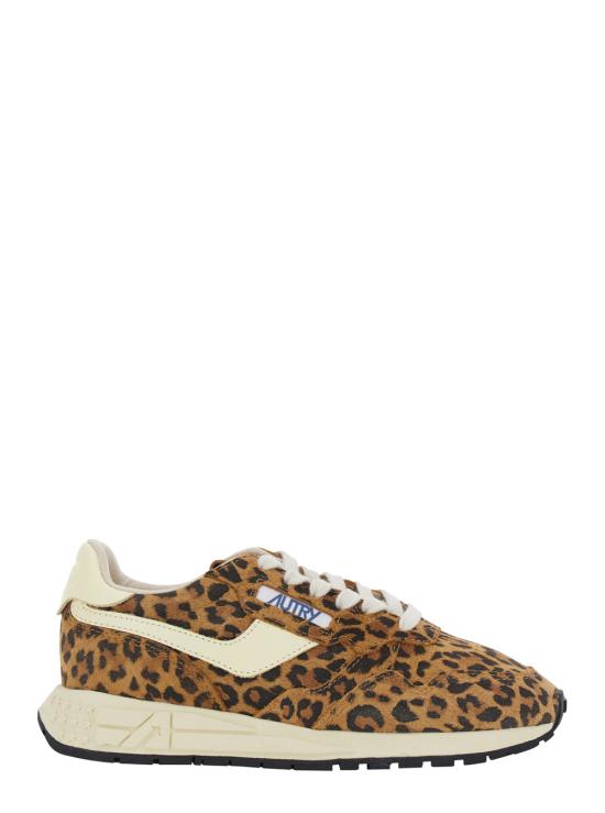 26FW 오트리 릴윈드 스니커즈 WWLWUJ02LIGHTLEOPARDRUTABAGA Brown
