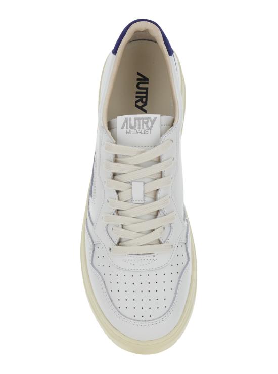 26FW 오트리 메달리스트 로우 스니커즈 AULMBJ03WHITEBLUEDEPTHS - AUTRY