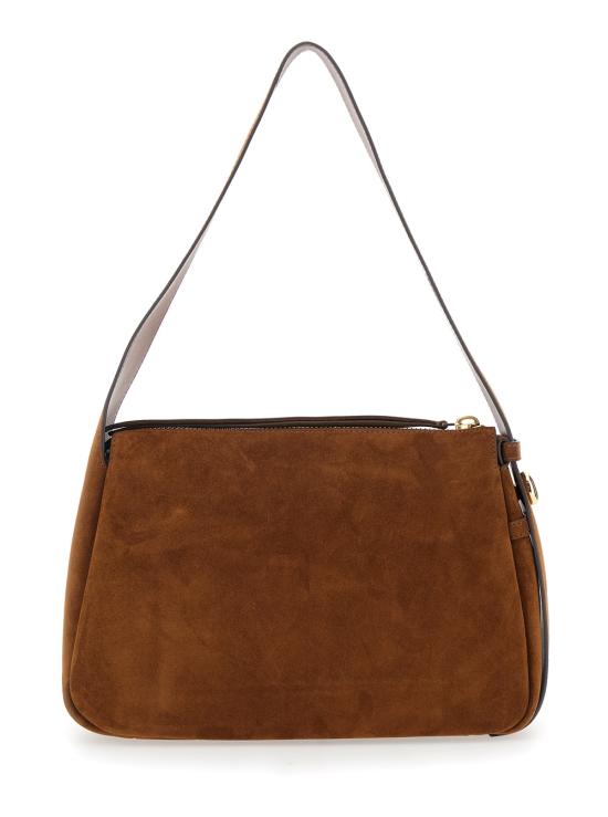 26FW 토리버치 로미 스웨이드 숄더백 177365200 Brown