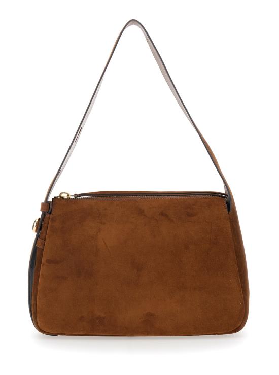 26FW 토리버치 로미 스웨이드 숄더백 177365200 Brown - TORY BURCH