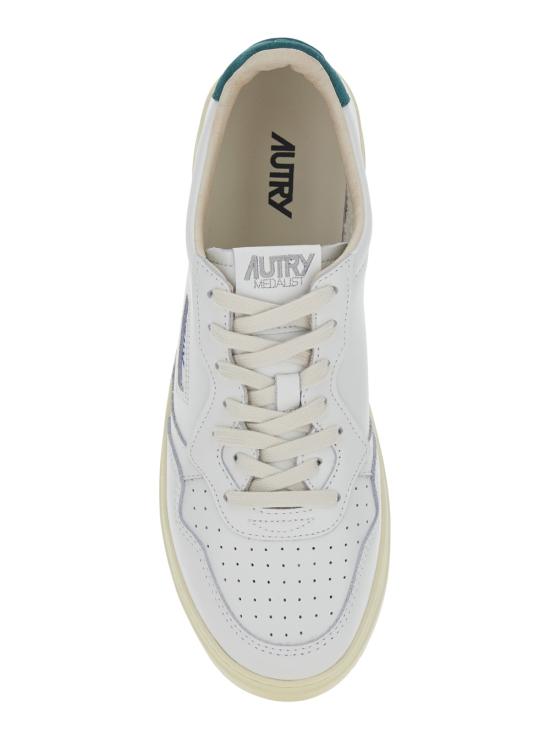 26FW 오트리 메달리스트 로우 스니커즈 AULMBJ02WHITEDARKSEA - AUTRY