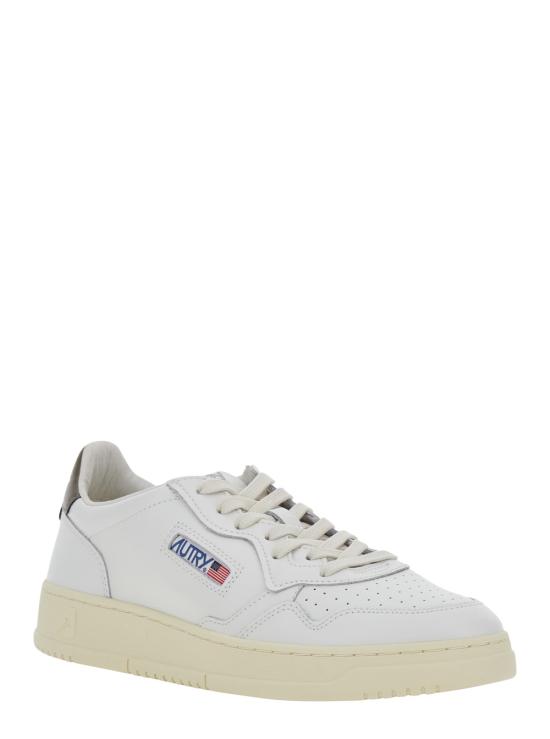26FW 오트리 메달리스트 로우 스니커즈 AULMLL28WHITECHOCOLATE - AUTRY
