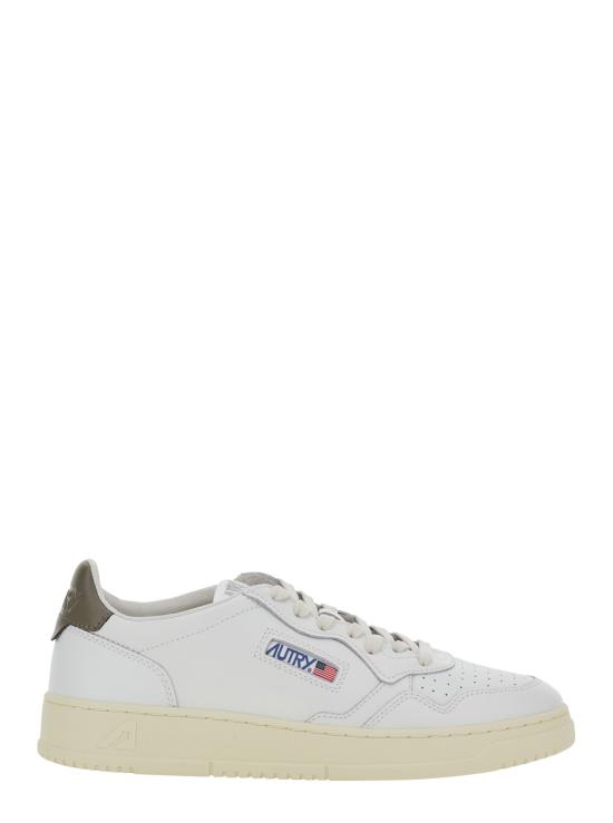 26FW 오트리 메달리스트 로우 스니커즈 AULMLL28WHITECHOCOLATE