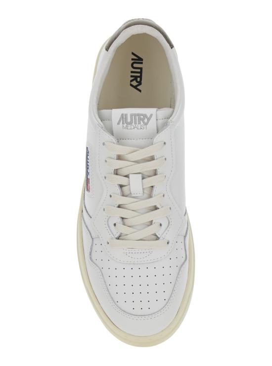 26FW 오트리 메달리스트 로우 스니커즈 AULMLL28WHITECHOCOLATE - AUTRY