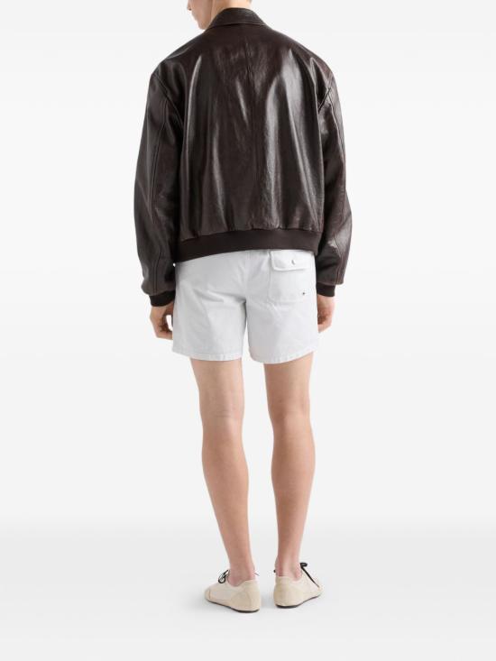 26FW 프라다 가죽 자켓 UPW622SOOO16IL F0003 Brown - PRADA