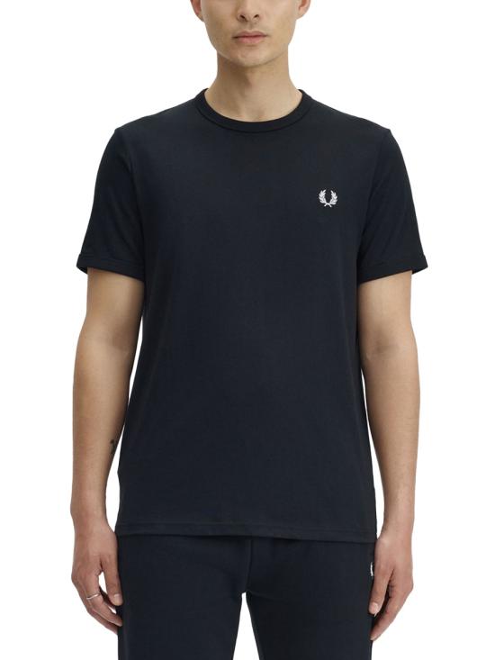  프레드페리 반팔 티셔츠 FPM351958 102 BLACK - FRED PERRY