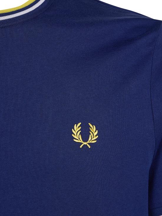  프레드페리 반팔 티셔츠 FPM1588V58 83B BLUE - FRED PERRY
