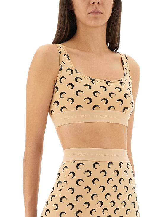 26SS 마린세르 올오버 문 프린트 브라탑 WUW055B CJER0001TA10 NUDE - MARINE SERRE
