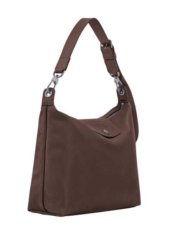  롱샴 르 플리아쥬 엑스트라 M 호보백 10189 987002 BROWN - LONGCHAMP