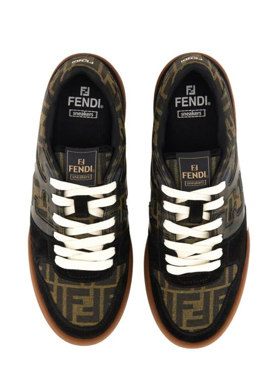 26SS 펜디 매치 스니커즈 7E1688AQ6I F1PXA BLACK TOBACCO - FENDI