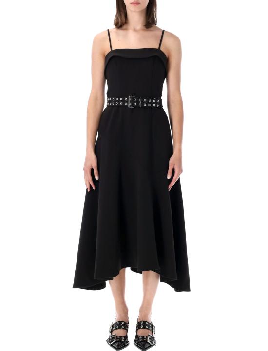 26SS 가니 롱 원피스 A1030559 099 BLACK