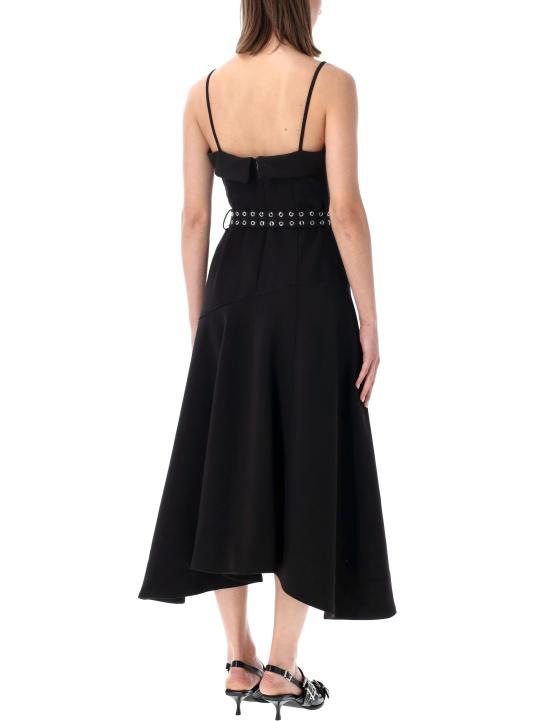 26SS 가니 롱 원피스 A1030559 099 BLACK - GANNI