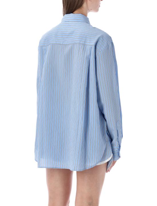 26SS 더프랭키샵 셔츠 CHFS22078923 BLUEWHITE BLUE WHITE STRIPES - THE FRANKIE SHOP