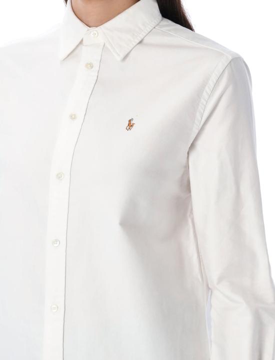 26FW 폴로 랄프로렌 클래식 핏 코튼 셔츠 211970736 001 WHITE - POLO RALPH LAUREN