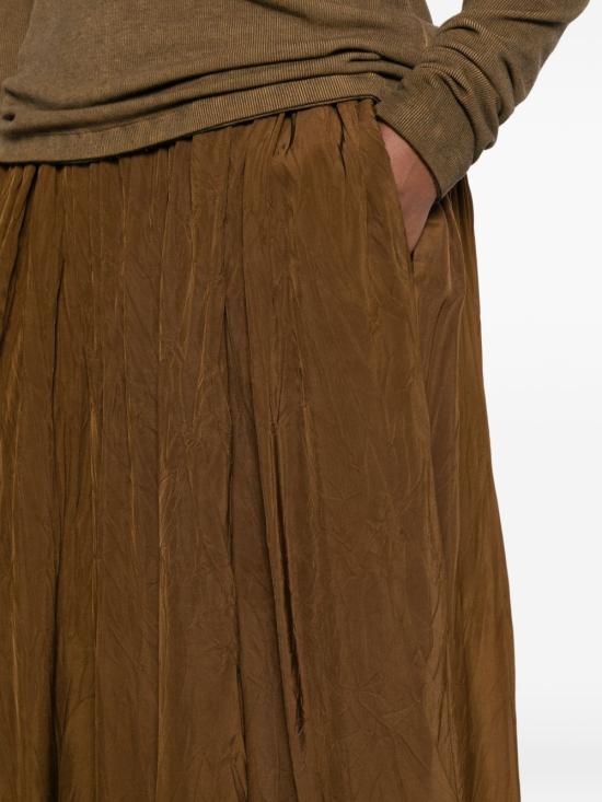  우마 왕 롱 스커트 UP2002 UW240 BROWN - UMA WANG