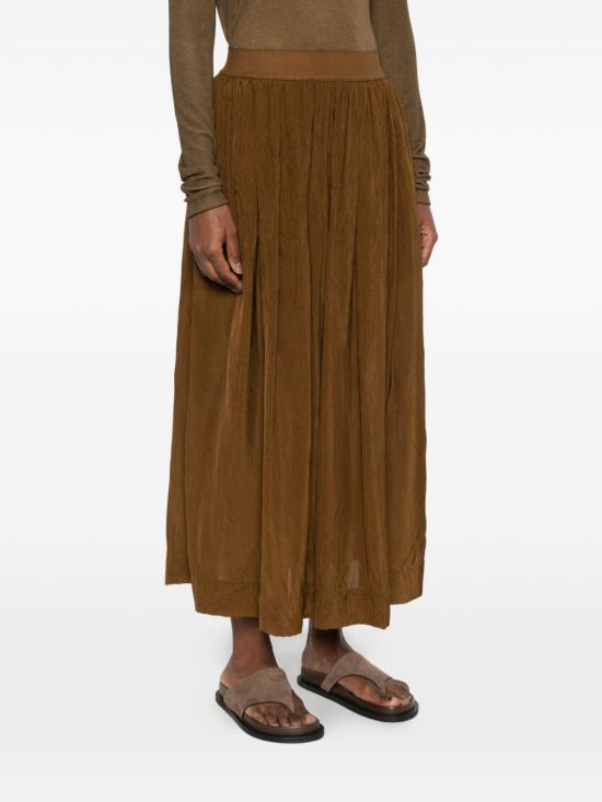  우마 왕 롱 스커트 UP2002 UW240 BROWN - UMA WANG