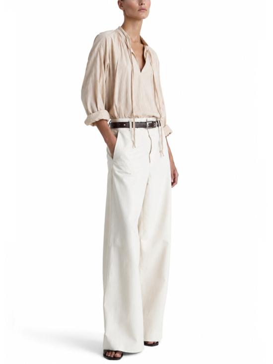  르메르 벨트 루프 포켓 팬츠 PA1273 LF1531WH021 IVORY - LEMAIRE
