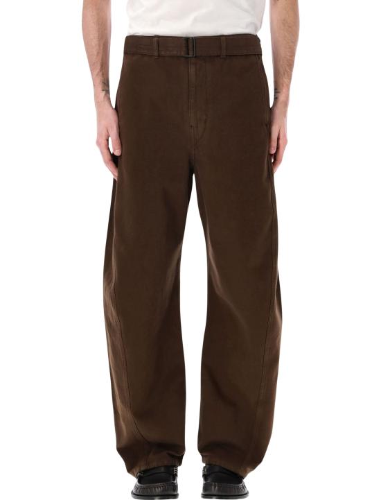 26SS 르메르 트위스트 벨티드 팬츠 PA326 LD1068BR423 BROWN