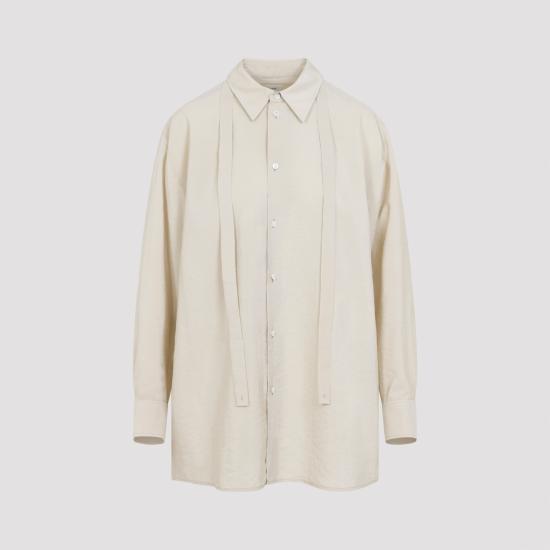  르메르 롱 셔츠 타이 드라이 실크 SH1282 LF1308BG235 BEIGE - LEMAIRE