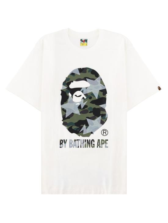 26SS 베이프 반팔 티셔츠 001TEM301023M WHXGR WHITE