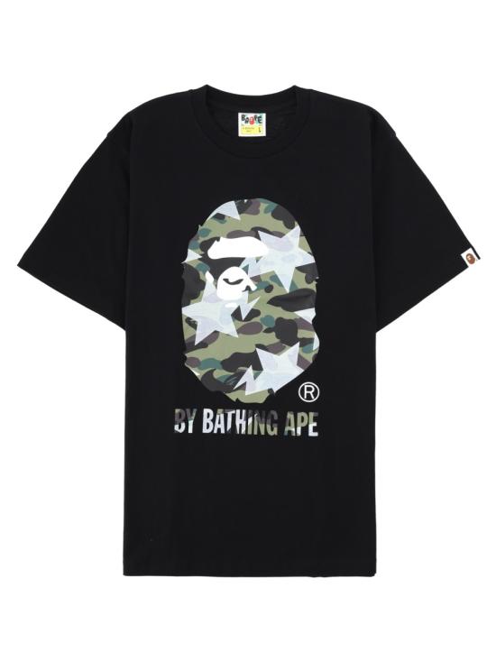26SS 베이프 반팔 티셔츠 001TEM301023M BKXGR BLACK