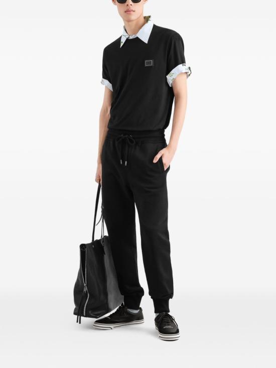 26FW 돌체앤가바나 반팔 티셔츠 G8PV1TG7Q1Q N0000 Nero - DOLCE & GABBANA