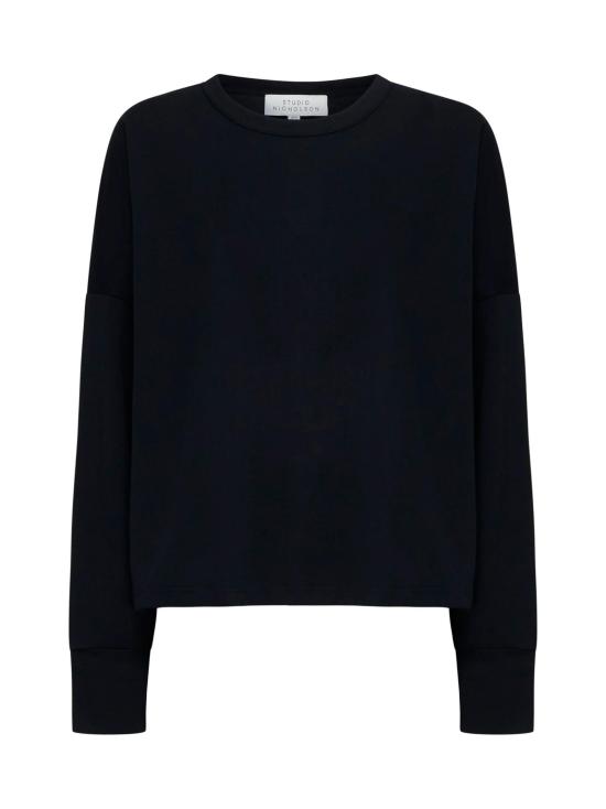 26SS 스튜디오 니콜슨 긴팔 티셔츠 LOOPSNW1618 BLACK