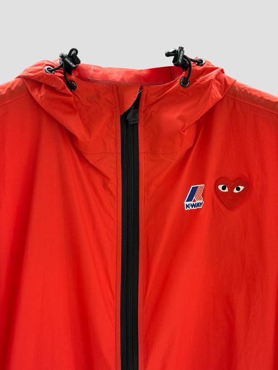 26SS 꼼데가르송 X 까웨 윈드 레인 자켓 AZJ501051 2 RED - COMME DES GARCONS