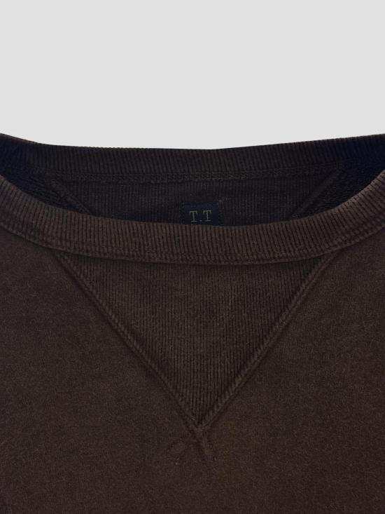 26SS 타이가 타카하시 긴팔 티셔츠 TTSS26603 MD DY BRWN MUD DYED BROWN - TAIGA TAKAHASHI
