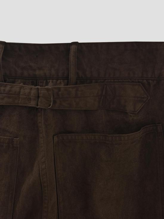 26SS 타이가 타카하시 스트레이트 팬츠 TTSS26220 MD DY BRWN MUD DYED BROWN - TAIGA TAKAHASHI