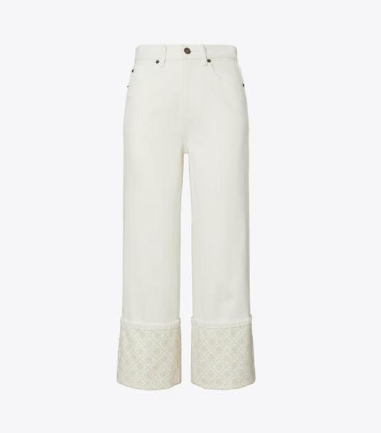 26SS 토리버치 데님 팬츠 183553 100 WHITE