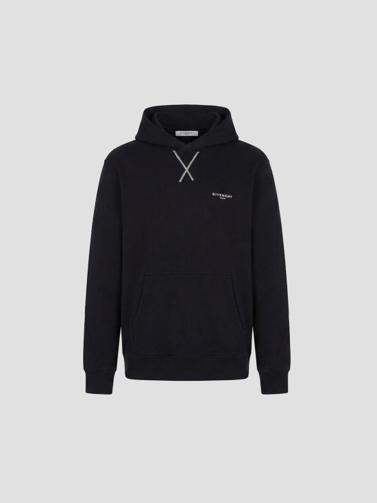 26SS 지방시 후드 티셔츠 BMJ0NH3YS1 001 BLACK