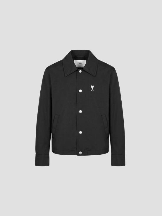 26SS 아미 ADC 나일론 스터드 버튼 자켓 UJK872PA0037 001 BLACK