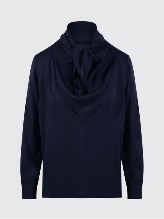 26SS 막스마라 바디아 실크 블라우스 2611111191600 013 NAVY BLUE