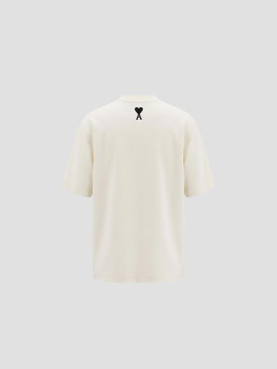 26SS 아미 반팔 티셔츠 UTS381726 136 WHITE CREAM - AMI