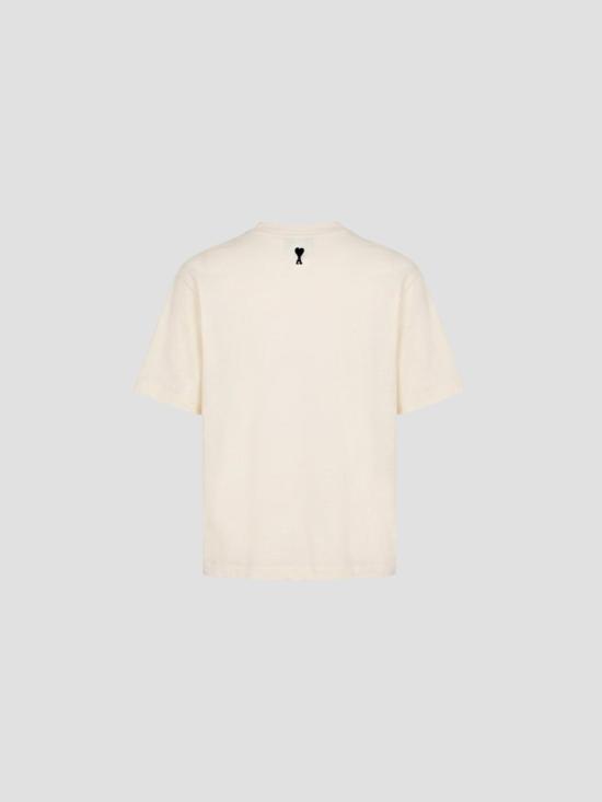 26SS 아미 반팔 티셔츠 UTS385726 136 WHITE CREAM - AMI