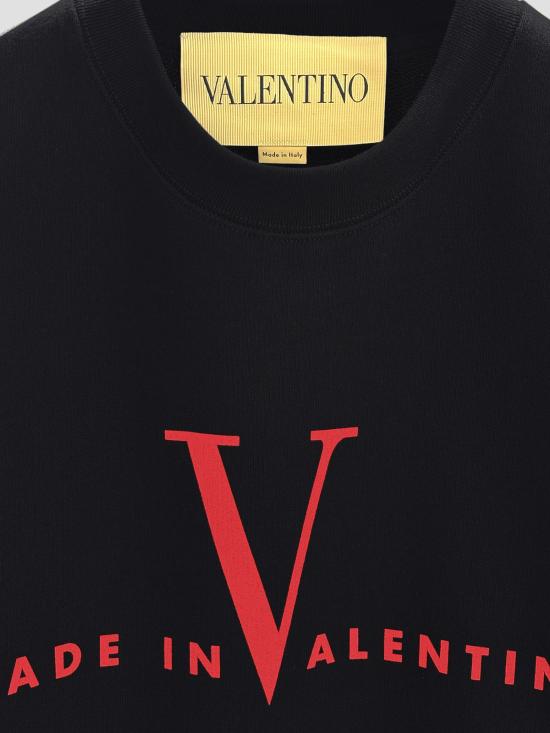 26SS 발렌티노 가라바니 긴팔 티셔츠 8V3MF28RBCU 0NR BLACK RED - VALENTINO GARAVANI